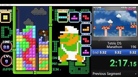 Tetris DS Standard(Marathon) in 5:24.35