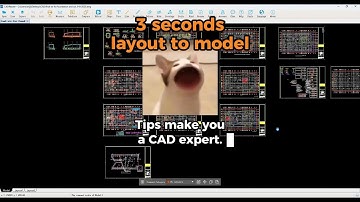 CAD expert | 3 seconds move CAD layout to model！