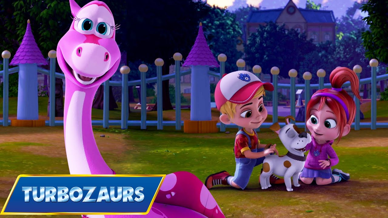 Turbozaurs: Lost Dog Rescue Adventure | Dinosaur Cartoon For Kids | S1 EP2
