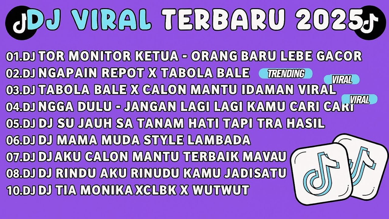 DJ TIKTOK TERBARU 2025 | DJ TOR MONITOR KETUA - ORANG BARU LEBE GACOR | DJ NGAPAIN REPOT X TABOLA
