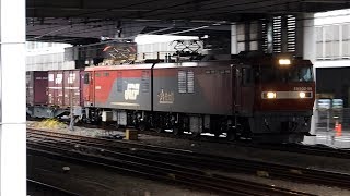 2019/12/19 JR貨物 3086レ EH500-56 新宿駅 | JR Freight: Cargo Train at Shinjuku