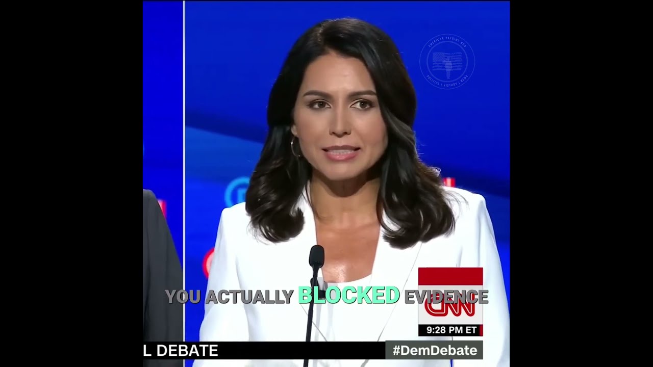 Tulsi Gabbard Exposes Kamala Harris On Blocking Evidence For Death Row Inmates Full Debate Clip