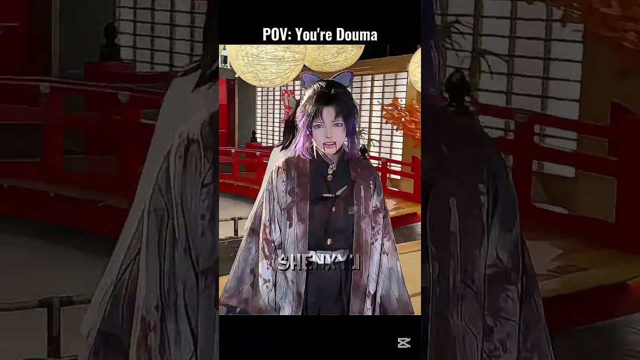 Too late to run🏃💨#kny#demonslayer#butterflysisters#douma#fypシ゚viral#shenxyu