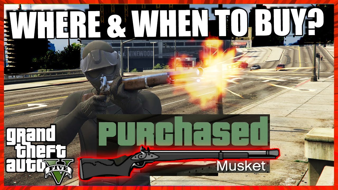 How To Unlock the MUSKET GUN! HOW TO DO GTA 5 ONLINE YouTube