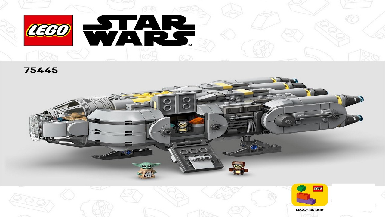🛸 LEGO instructions 🛸 Star Wars 🛸 75445 🛸 Anzellan Starship