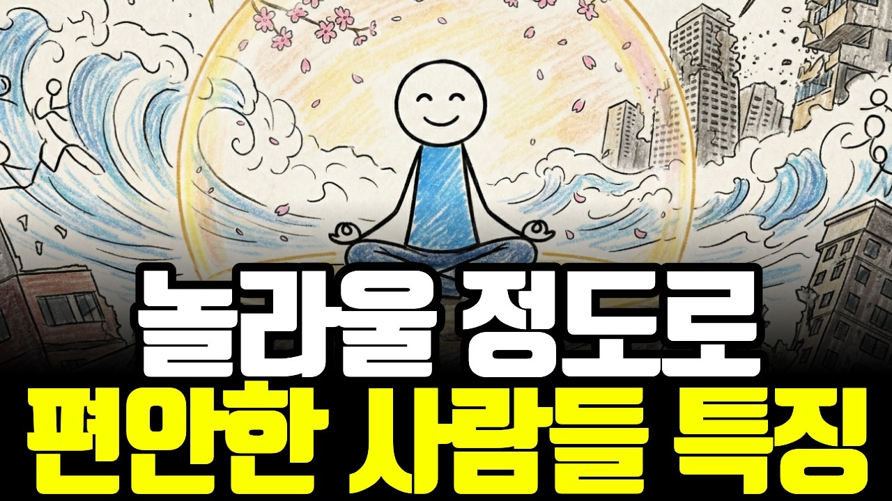 주변에 휘둘려 에너지를 낭비하고 있다면? 무서울 정도로 평온한 사람들의 뇌 사용법