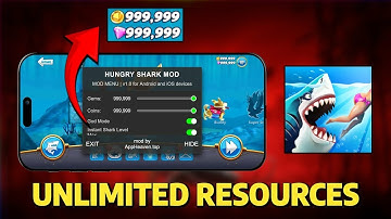 Hungry Shark World Hack Unlimited Coins and Gems iOS Android MOD 2025