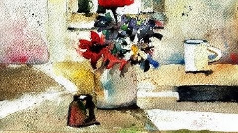 Colorful Flowers Watercolour with Chris Petri ( Part 1 of 2 )