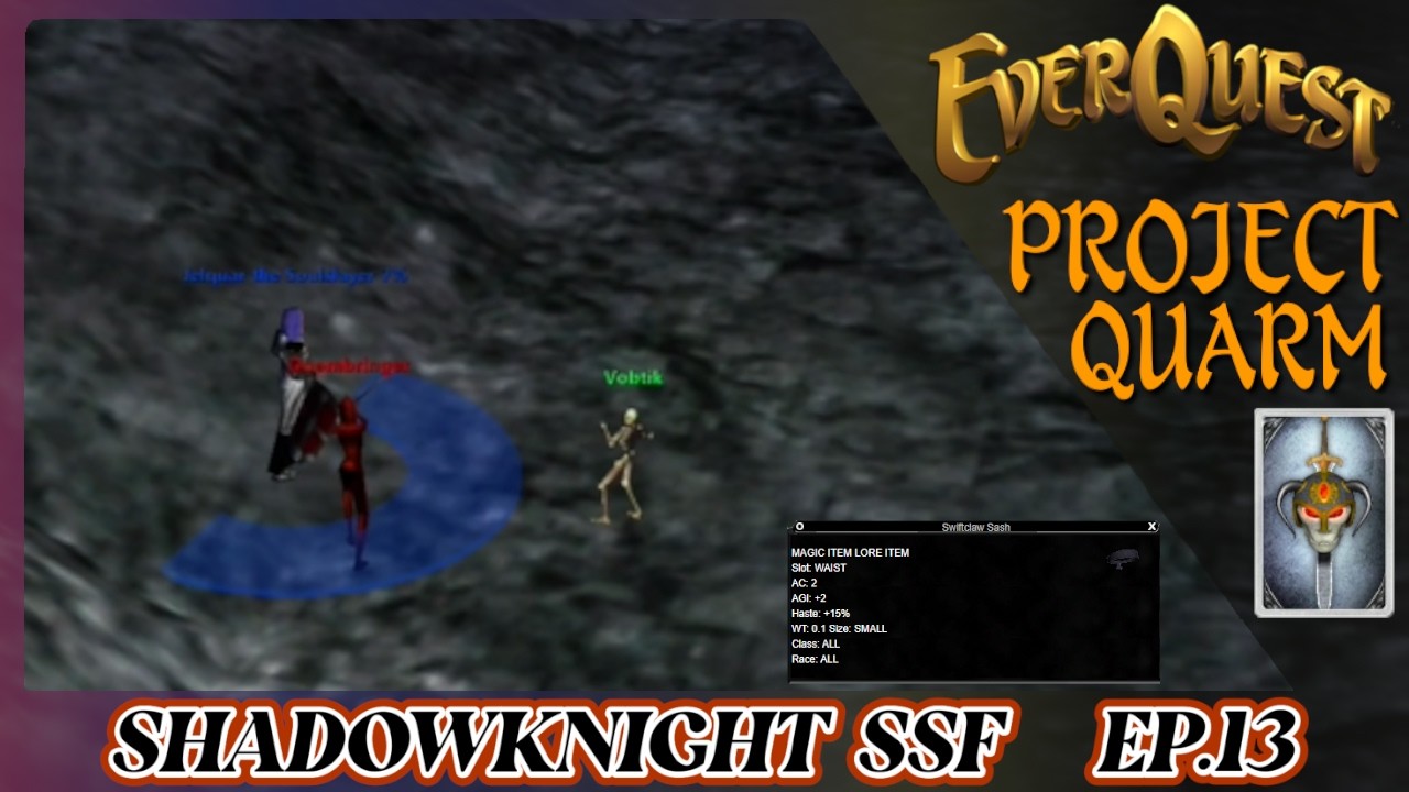 EverQuest Project Quarm | Shadow Knight Lvl 36+ | Solo Self Found | Finish Multiple Haste Item Quest