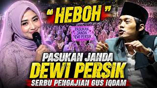 Gus iqdam terbaru - PASUKAN JANDA Dewi persik serbu pengajian Gus iqdam bikin heboh ribuan jamaah