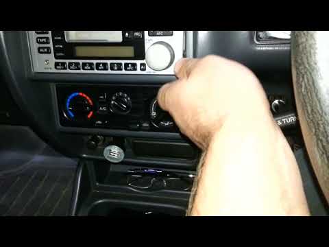 How to remove the radio from a Mazda Bravo