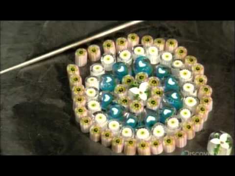 How It S Made Millefiori Glass Paperweights Youtube