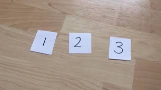 Subitising up to 3