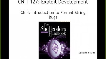 CNIT 127 Ch 4: Introduction to format string bugs