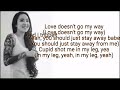 Tatiana Manaois (afficall video lyric) "Me And Love Don