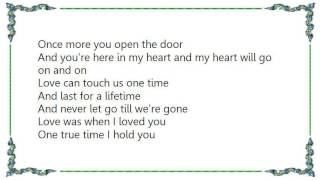 Céline Dion - My Heart Will Go On Live Lyrics
