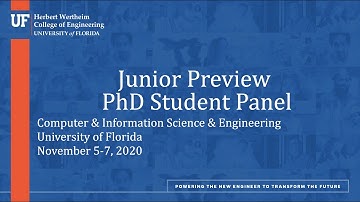 UF CISE Ph.D. Information Session: Ph.D. Student Panel