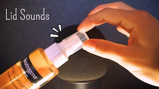 ASMR 10 Tingly Lid Sounds for Sleep (Jars \& Bottles) - NO TALKING