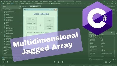 C# - Multidimensional jagged arrays