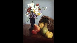Broken Brush - Fruit and Flowers [Henri Fantin-Latour, 1866]