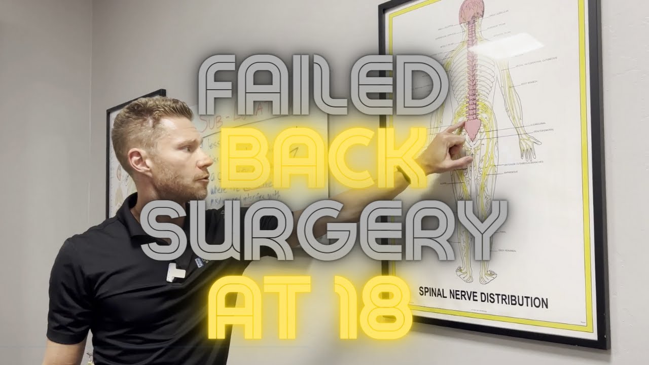 Failed back surgery at 18, Patient reports incredible recovery with ...