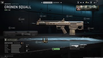 Modern Warfare 2/Warzone 2 NEW "Cronen Squall" All Attachments