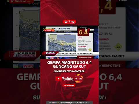 Gempa Guncang Garut, BMKG Gempa Tidak Berpotensi Tsunami #shorts #tvone