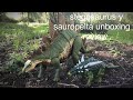 ¡¡Nuevo estegosaurio de dino escape y sauropelta!! //unboxing y review//los Dinos de Ednita