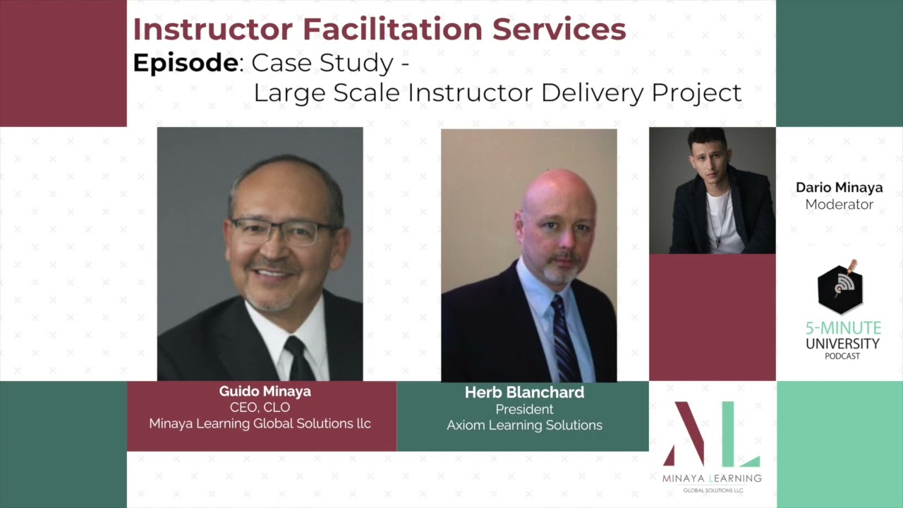 Instructor Facilitation Services - Case Study: Large Scale Instructor Delivery Project