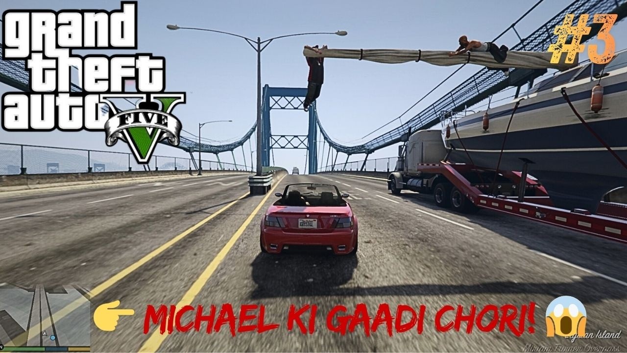 😱 I STOLE MICHAEL'S CAR IN GTA V AND THIS HAPPEND! 🚗💥