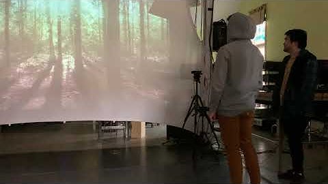 Video interactive artwork. (Alternate seasons)