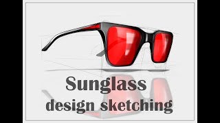 Sunglasses design sketching. Industrial / Product design Sunglasses design sketching. Industrial / Product design