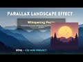 How to Create a Parallax Mountain Scene with Pure HTML &amp; CSS #codingforbeginners #webdevelopment 