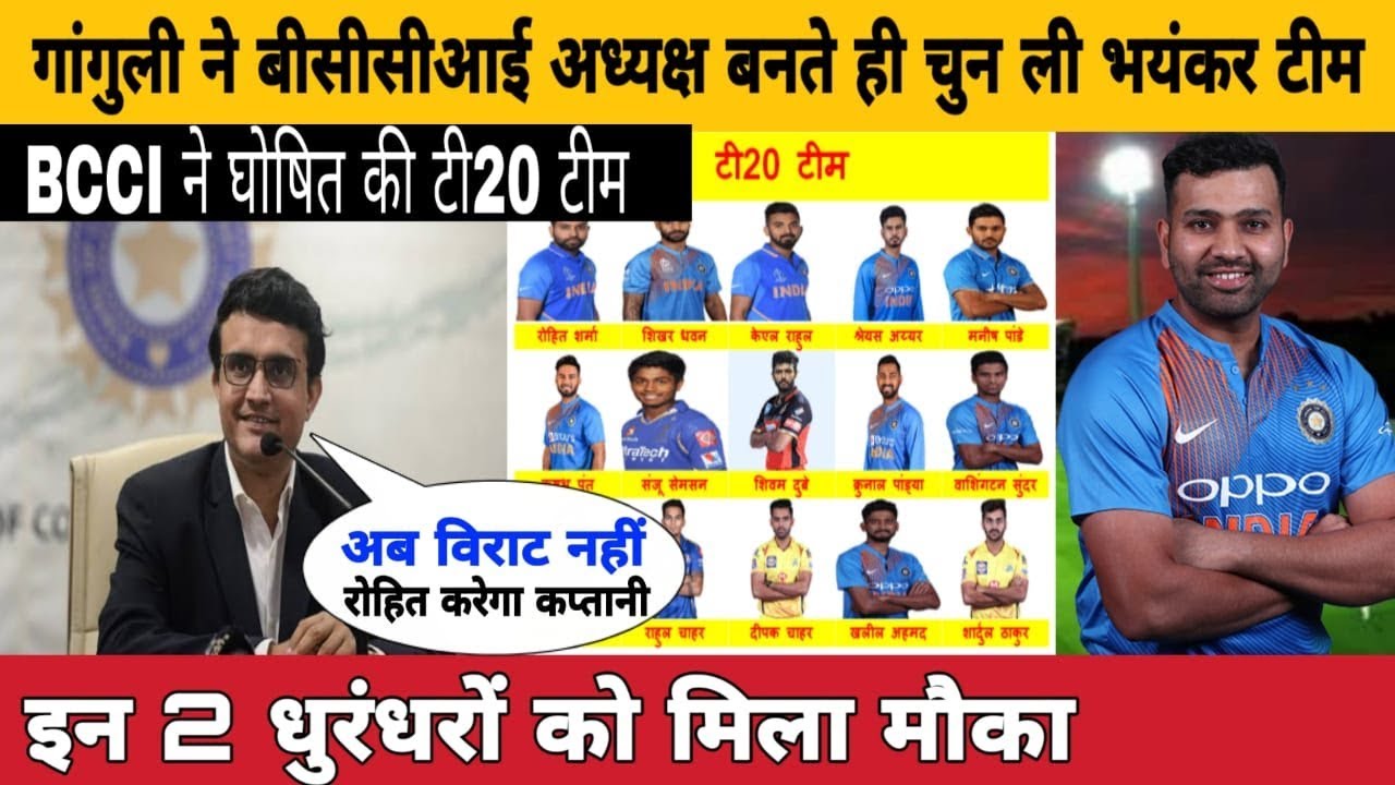BCCI announced Indian 15-member T20 Squad again Bangladesh | Rohit ...