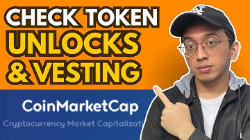 HOW TO CHECK TOKEN UNLOCKS AND VESTING ON COINMARKETCAP