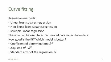 CBE 330 06 01 - curve fitting introduction
