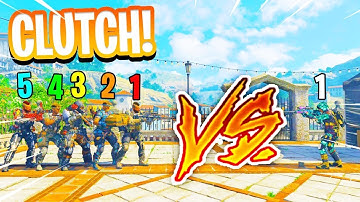 so I can Snipe as a Level 1000... 1v5 Clutch Paladin on Black Ops 4 (COD BO4 1.17 Update)