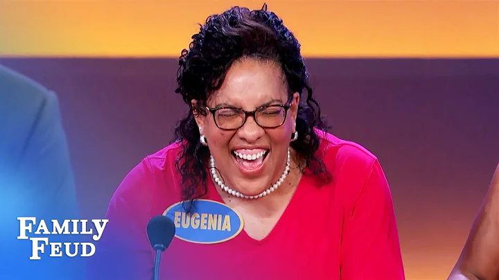 Steve Harvey and Eugenia go at it on Family Feud!