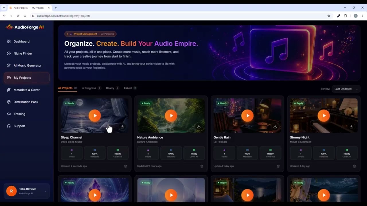 YouTube player