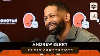 GM Andrew Berry's NFL Draft Press Conference | Cleveland Browns