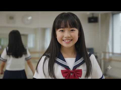 Japanese school girl Tap Dancing 女子高生タップダンス  (Made With AI)