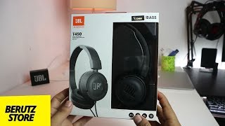 JBL T450 WIRED ON-EAR HEADPHONE WITH MICROPHONE - GARANSI RESMI 1 TAHUN