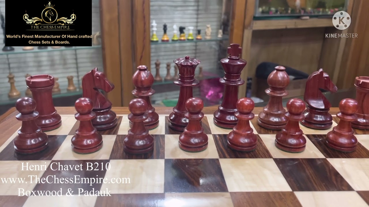  The Chess Empire- Sinquefield Series 3.625 Boxwood
