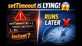 Why setTimeout(0) Doesn’t Run Immediately 😳 | JavaScript Event Loop Explained Net Worth