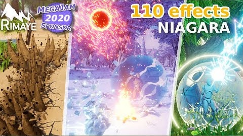 UE4 Niagara : More than 110 various fantasy effects [ Stylized VFX Starter Pack - Update v1.3 ]