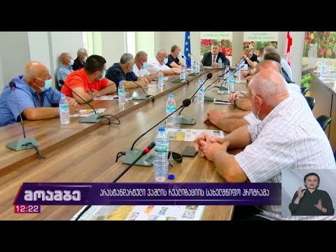 არასტანდარტული ვაშლის რეალიზაციის სახელმწიფო პროგრამა