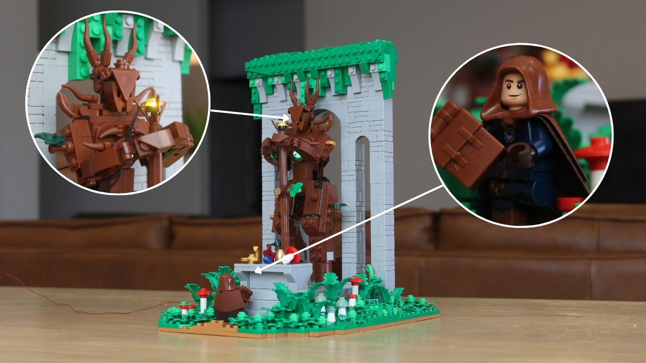 I Built a LEGO Fantasy Tree Gaurdian MOC