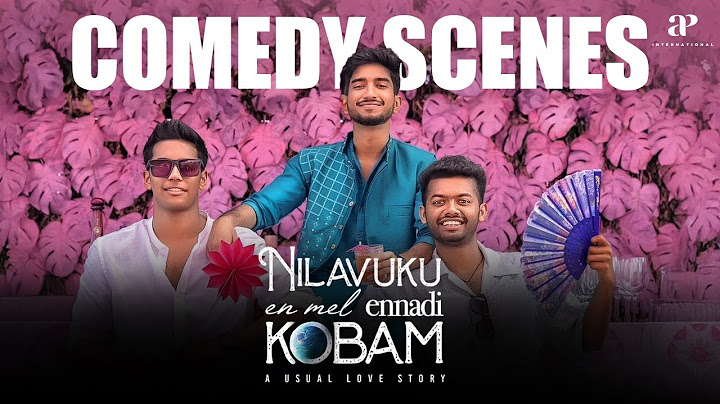 Nilavuku En Mel Ennadi Kobam Comedy Scenes | Why Pavish and Anikha Broke Up? | Pavishnarayan |anikha