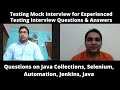 Software Testing Interview For Experienced| Automation Testing Mock Interview