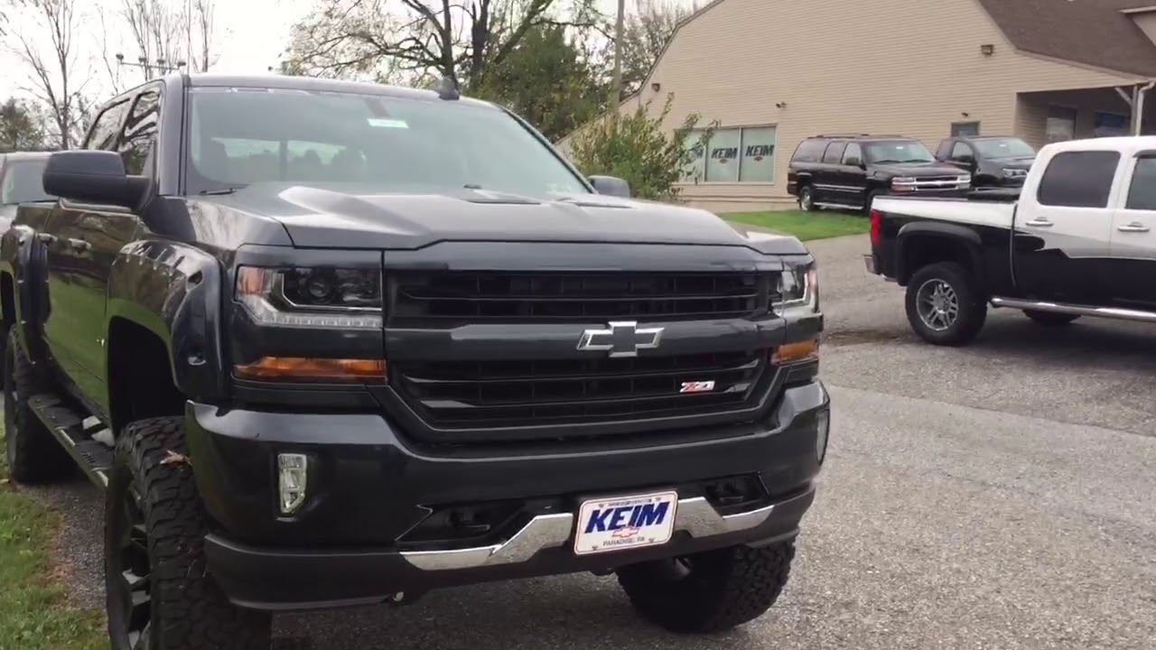 2018 Chevy Silverado Black Widow Edition - YouTube